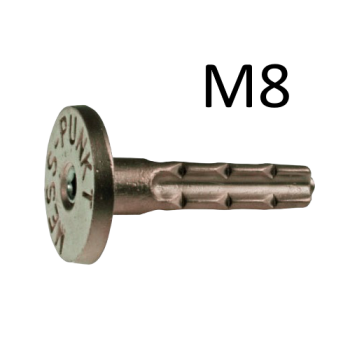 Vegganker i messing til vegg, M8