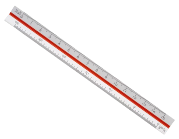 Skalstock 1:100-600 15cm